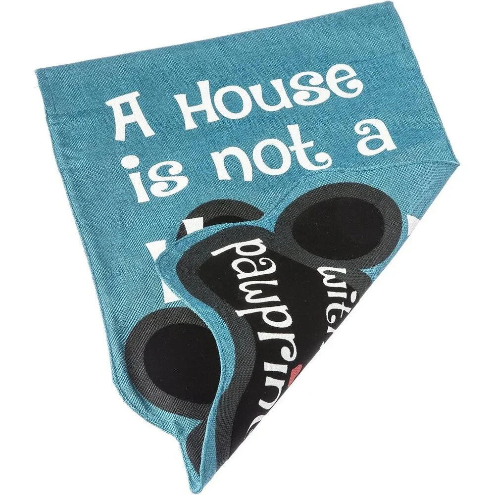 House is Not a Home without Pawprints Garden Flag 12x18 Double Sided | Paw Print - Picture 7 of 8